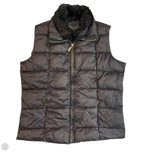 Vest Puffer & Quilted By Clothes Mentor In Black, Size: L