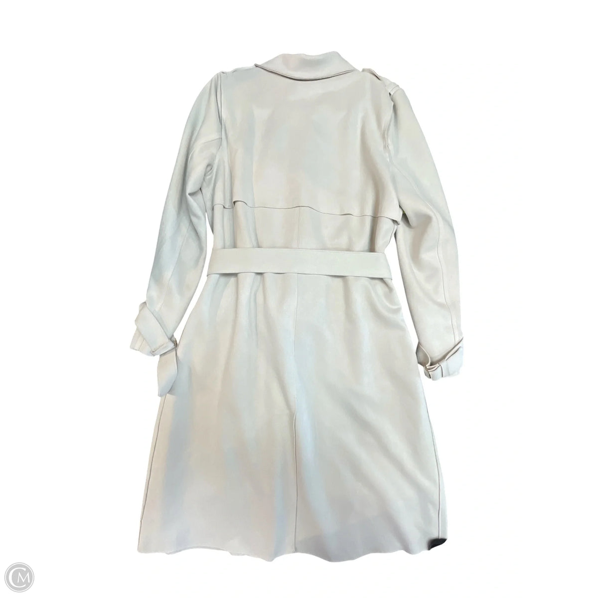 Coat Trench Coat By Haute Monde In Ivory, Size: L – Clothes Mentor Katy ...