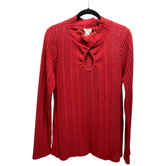 Sweater By Bibi In Red, Size: Xl