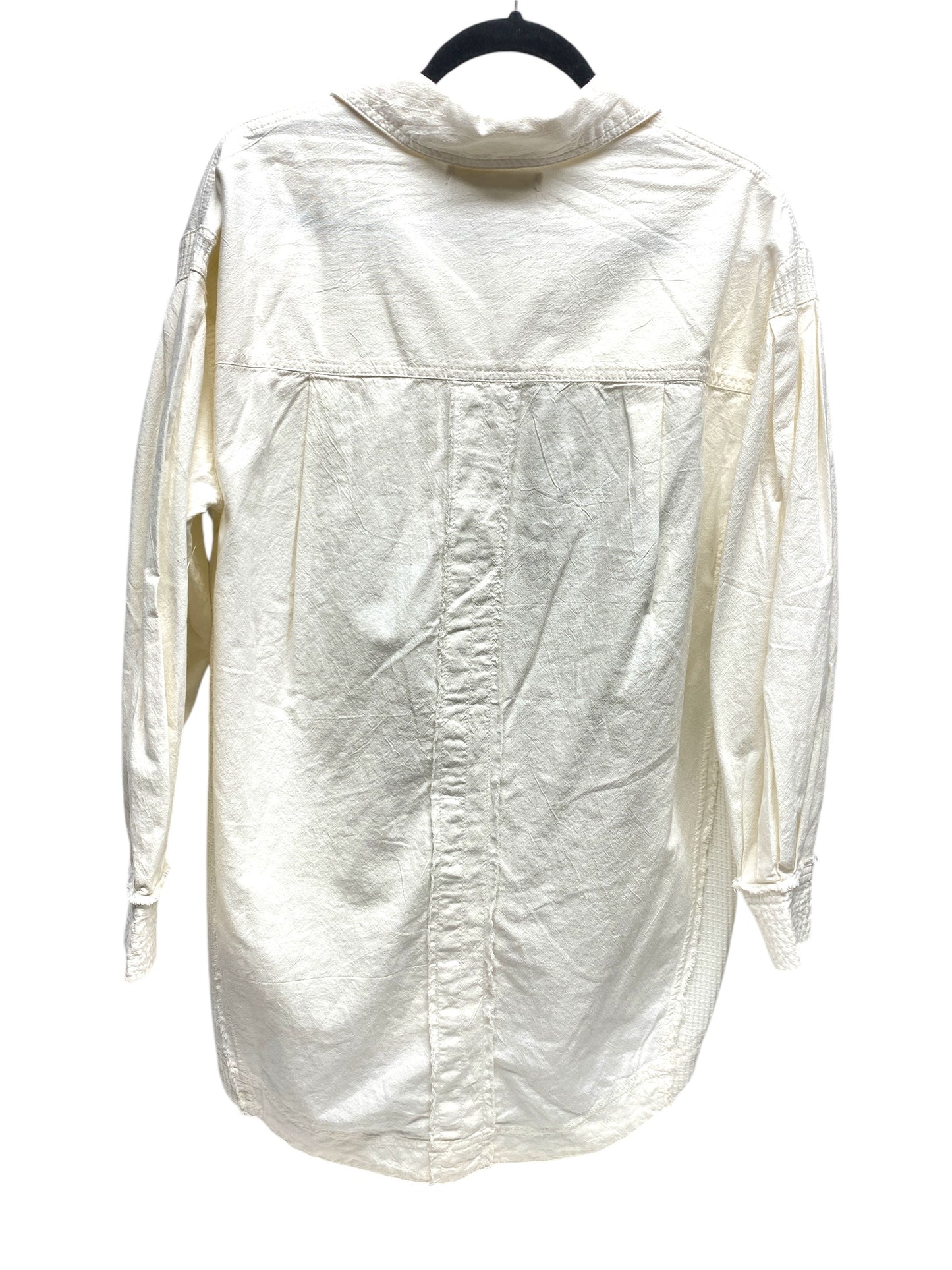 Top Long Sleeve By We The Free In Cream, Size: Xs