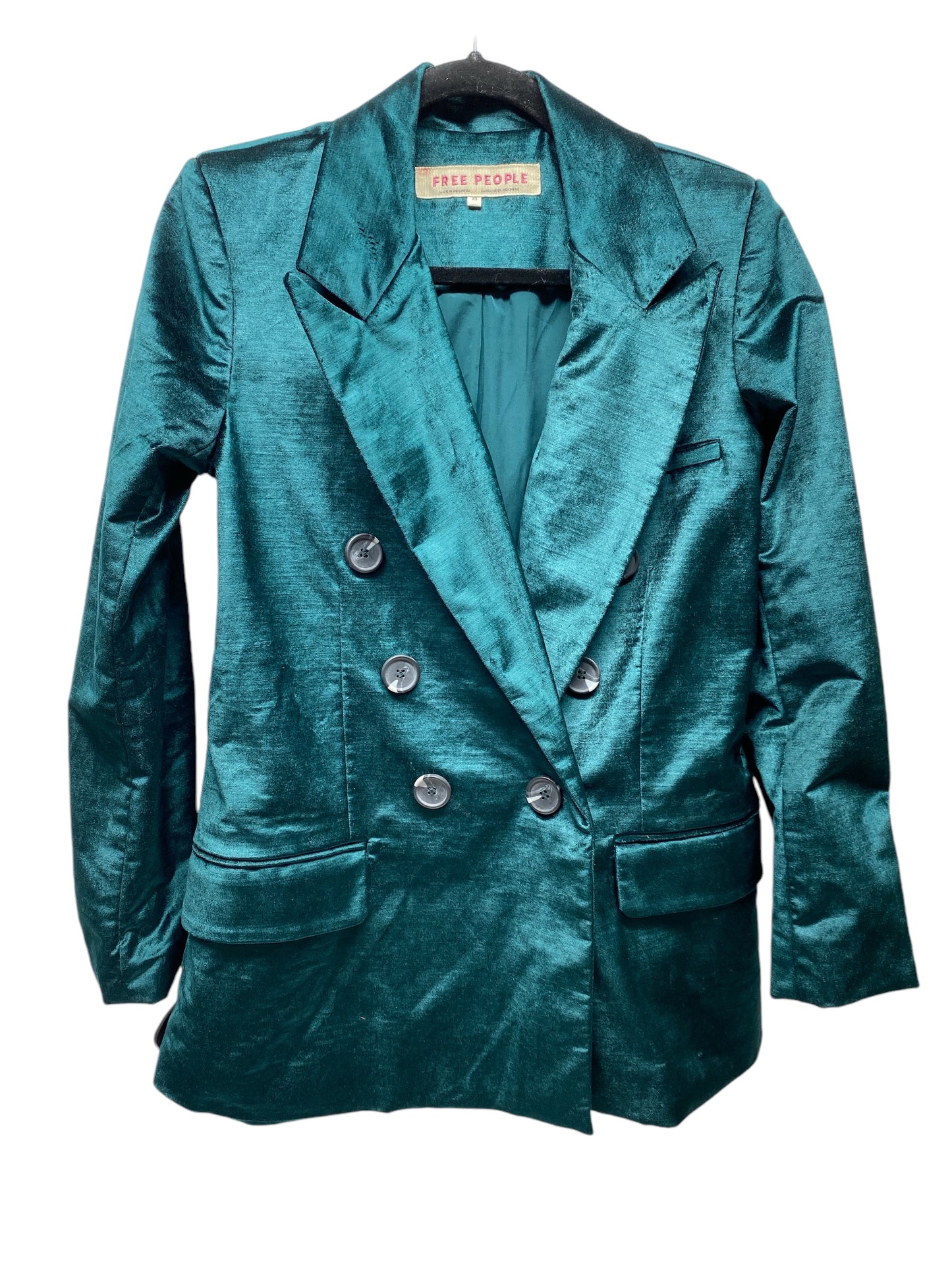 Coat Peacoat By Free People In Green, Size: Xs