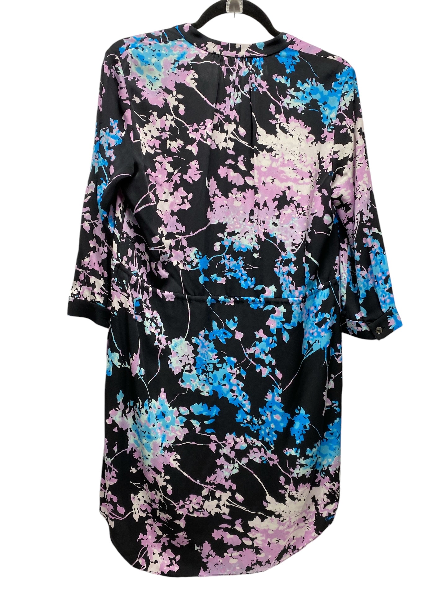 Dress Casual Short By Diane Von Furstenberg In Black & Blue, Size: 4