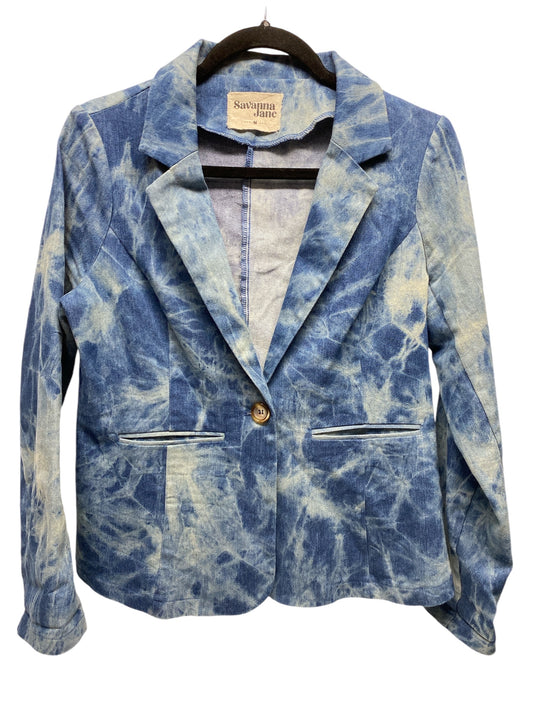 Blazer By Savanna Jane In Blue, Size: M