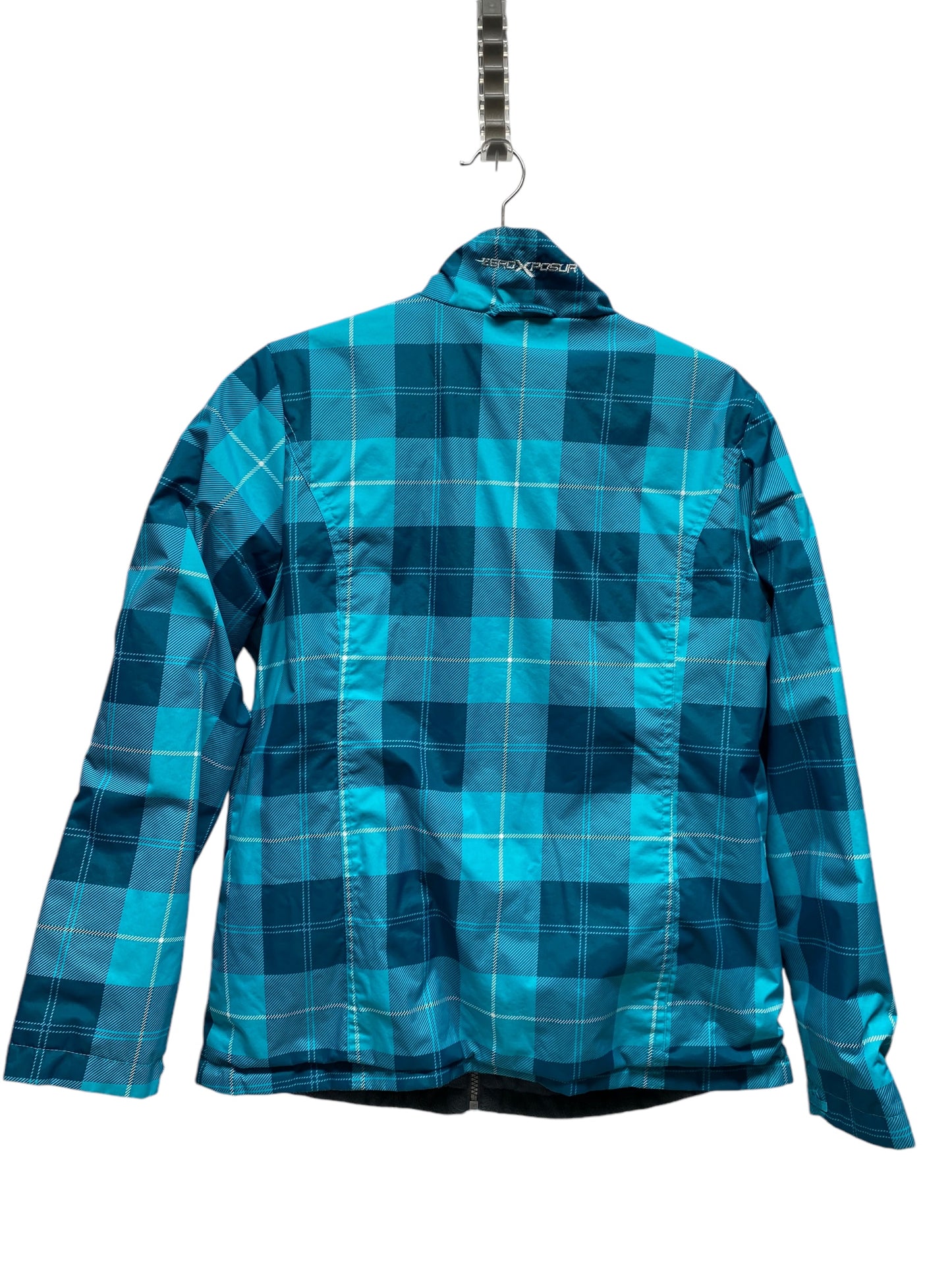 Coat Raincoat By Zero Xposure In Aqua, Size: S