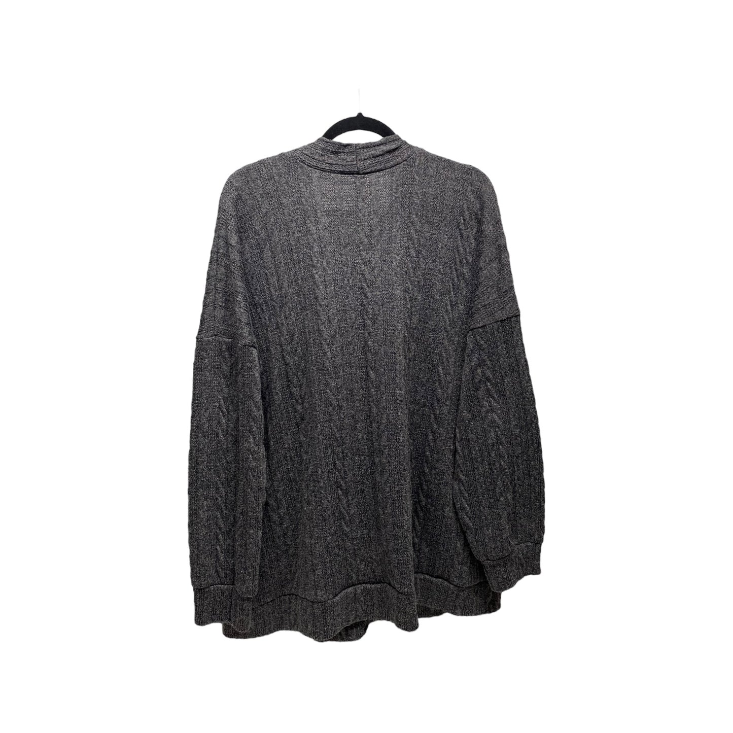 Sweater Cardigan By Torrid In Grey, Size: 4x