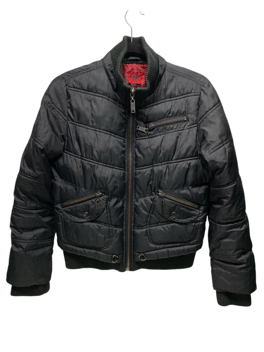 Jacket Puffer & Quilted By Forever 21 In Black, Size: 01 Piece