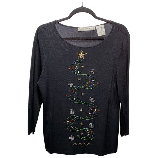 Sweater By LUCIA BURNS In Black, Size: Xl