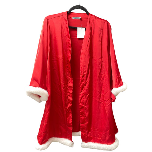 Robe By Clothes Mentor In Red & White, Size: M