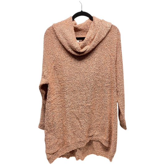 Sweater By Denim And Company In Coral, Size: L