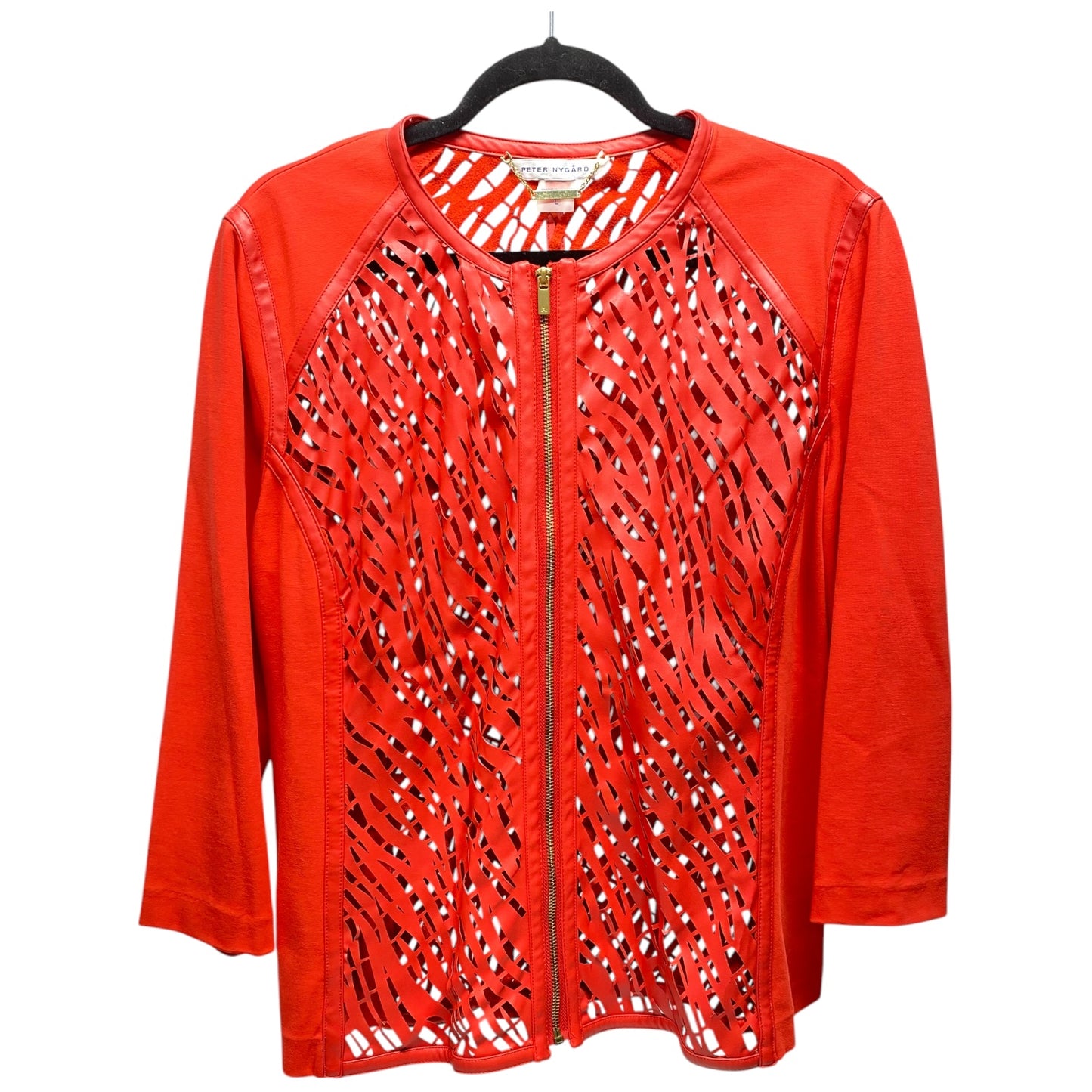 Blazer By Peter Nygard In Red, Size: L