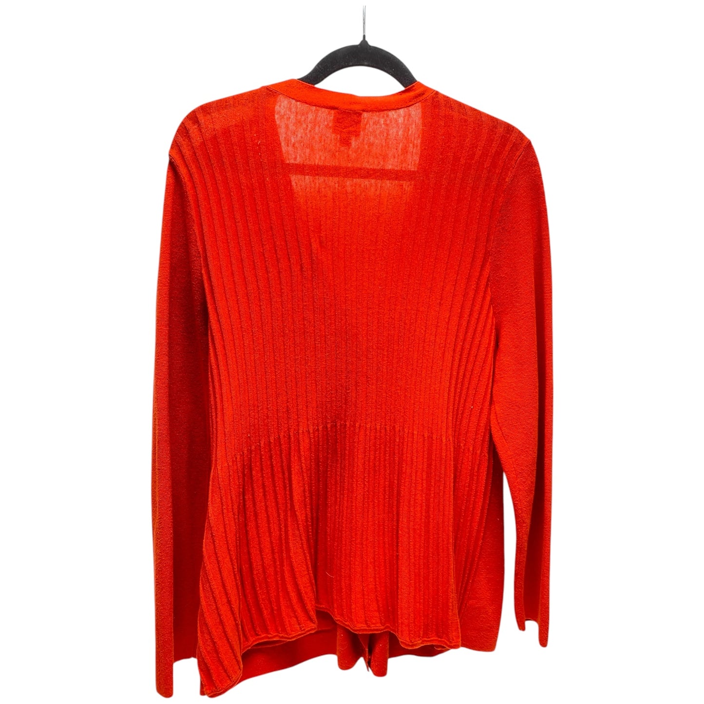 Sweater Cardigan By Cabi In Orange, Size: Xl