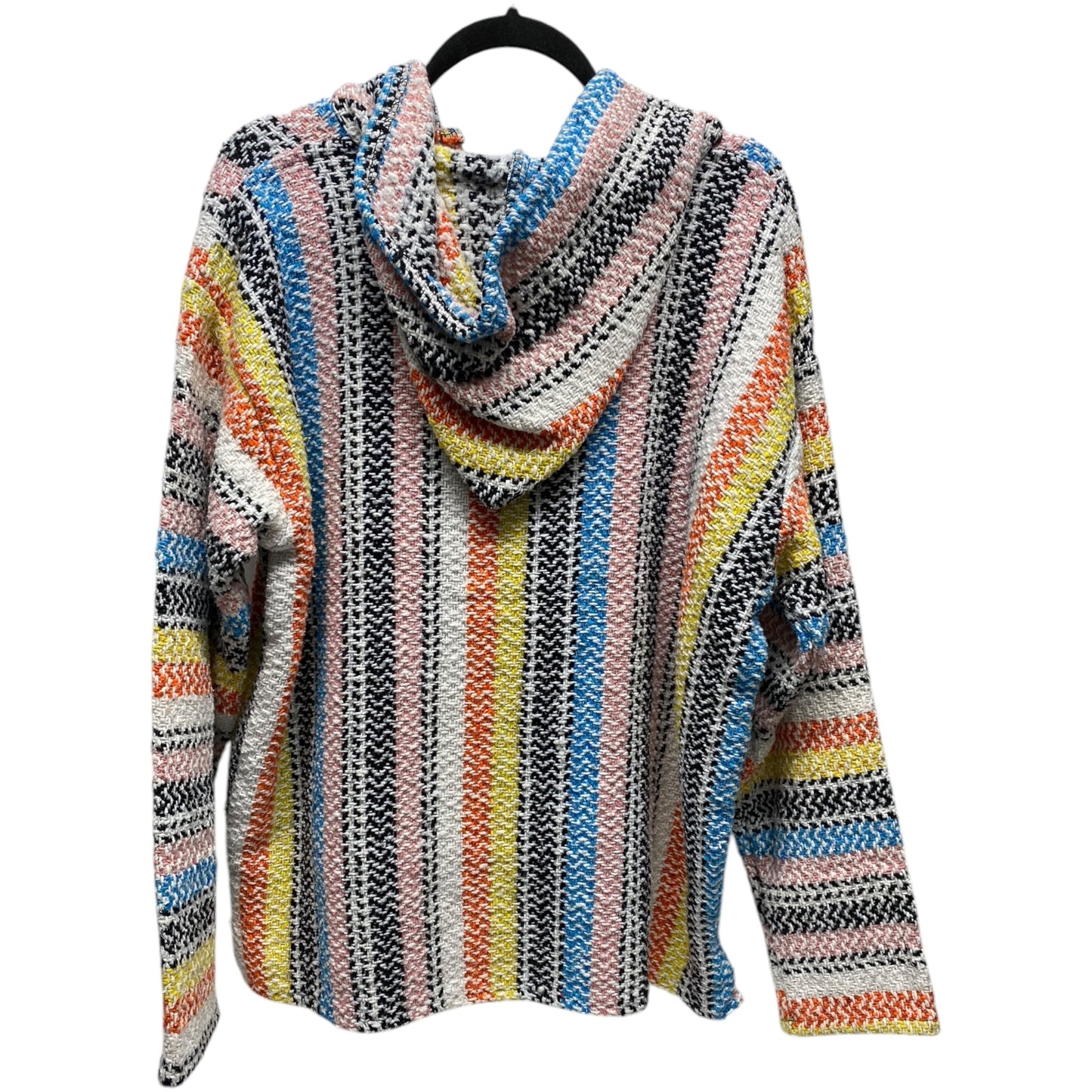 Sweatshirt Hoodie By Clothes Mentor In Multi-colored, Size: L