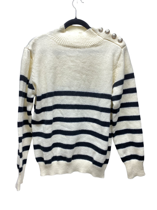 Sweater By Clothes Mentor In Black & Cream, Size: Xl