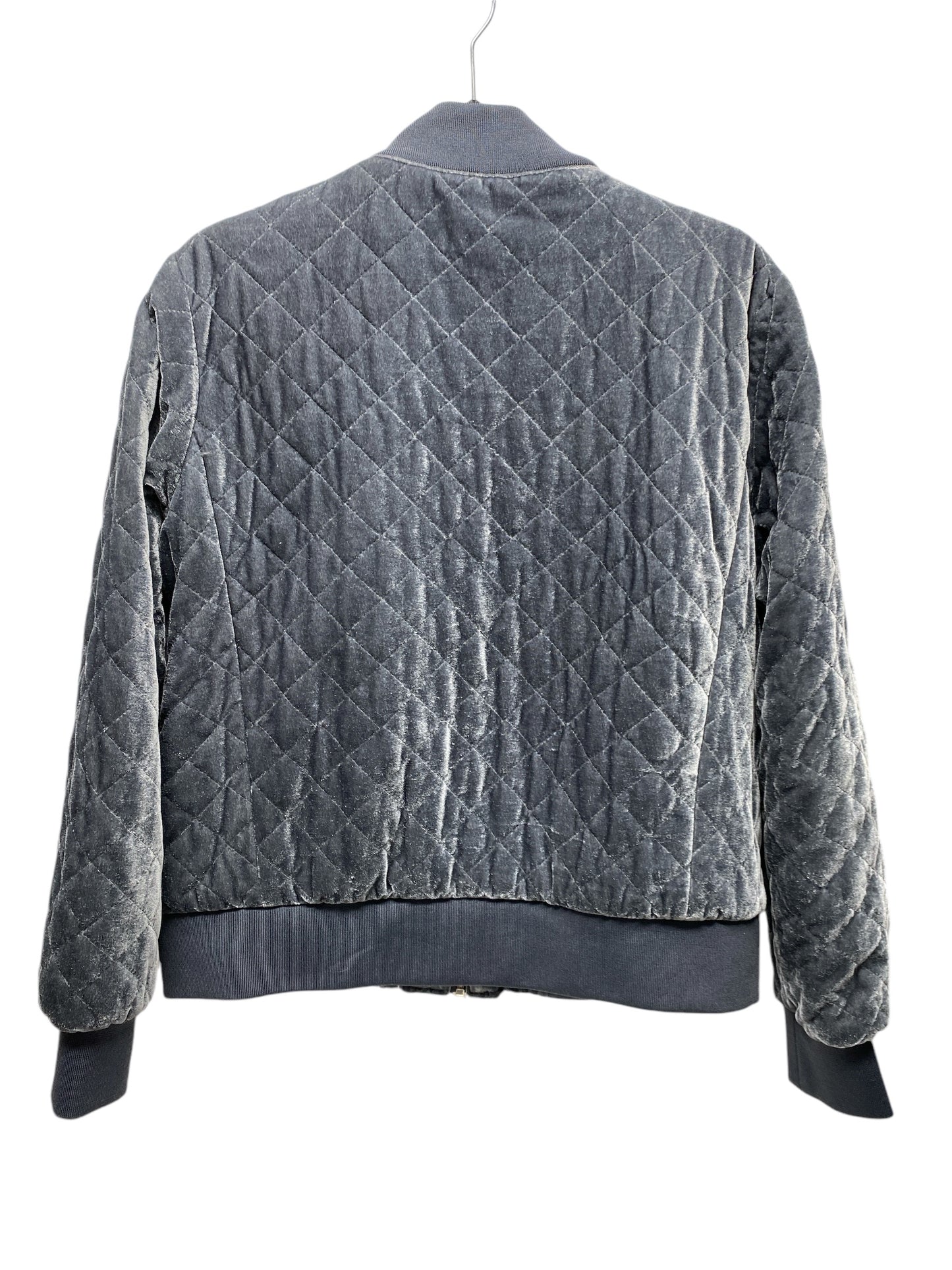 Jacket Puffer & Quilted By Clothes Mentor In Grey, Size: M