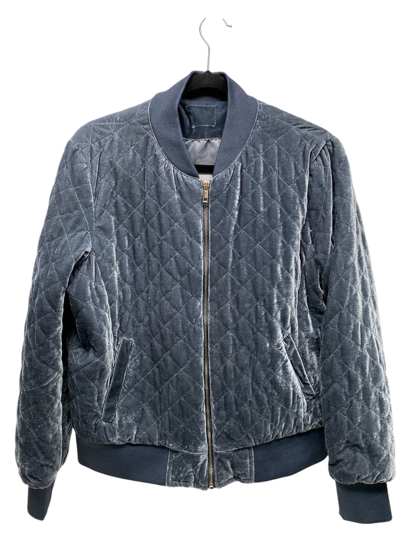 Jacket Puffer & Quilted By Clothes Mentor In Grey, Size: M