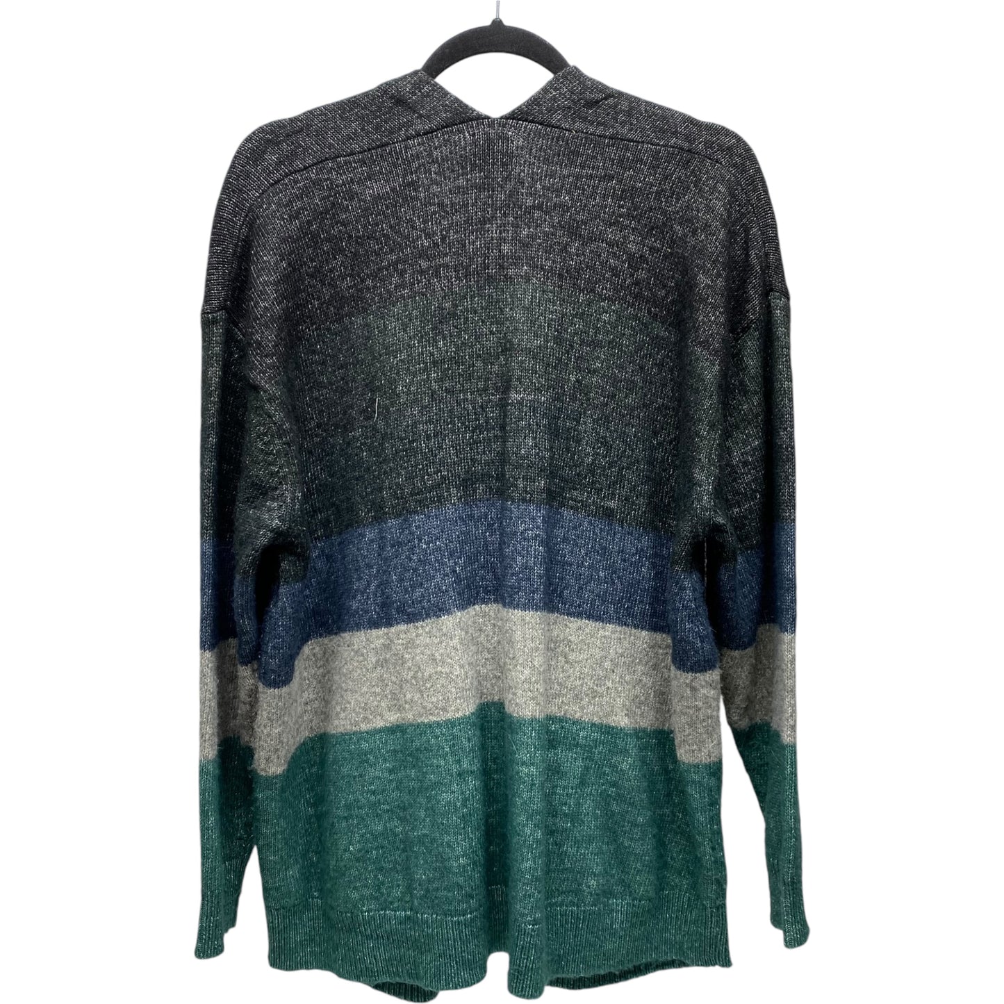 Sweater Cardigan By Cabi In Blue & Green, Size: M