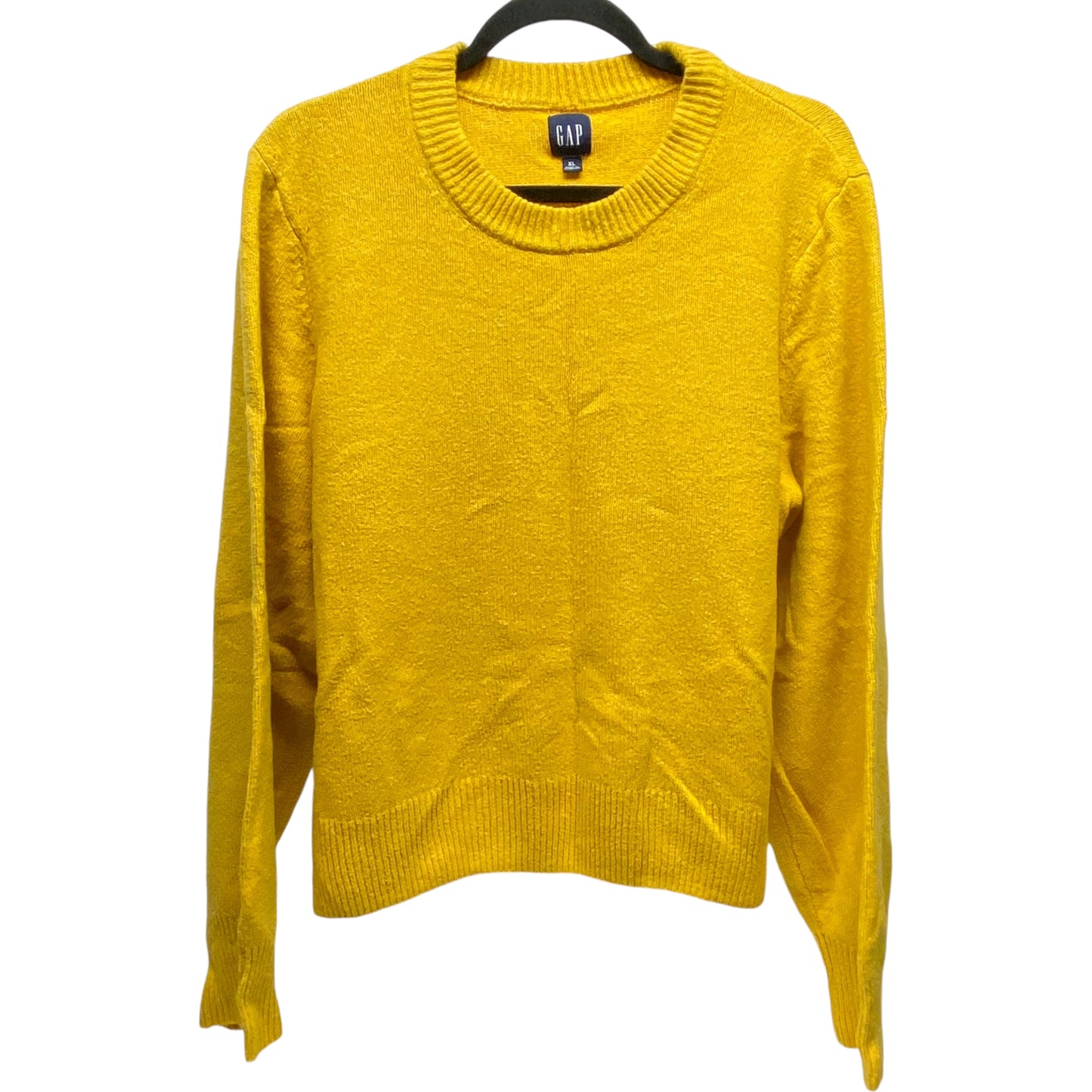 Sweater By Gap In Yellow, Size: Xl