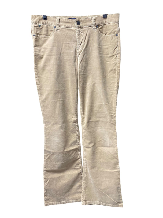 Jeans Flared By Talbots In Tan, Size: 10