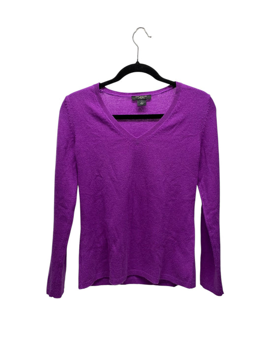 Sweater Cashmere By Ann Taylor In Purple, Size: S