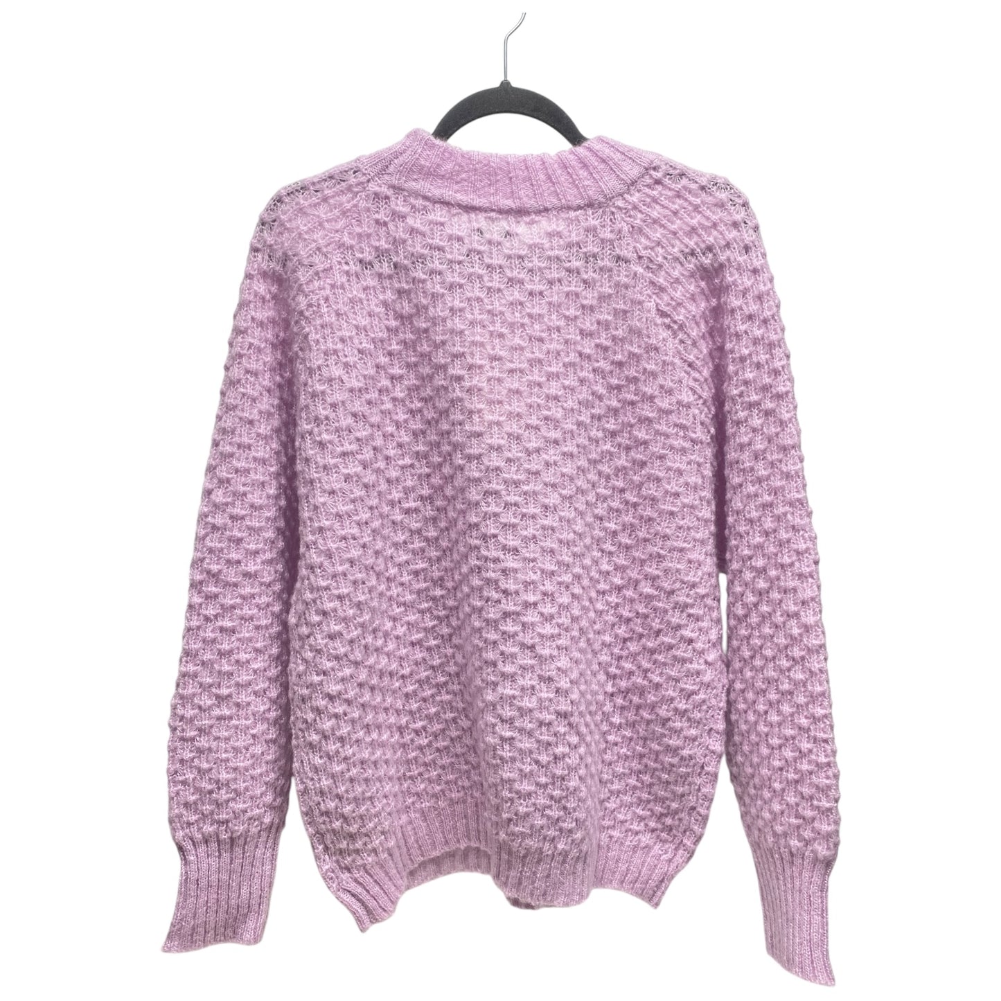 Sweater By Nordstrom In Purple, Size: L