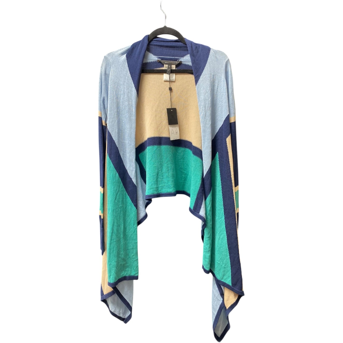 Cardigan By Bcbgmaxazria In Blue & Green, Size: S