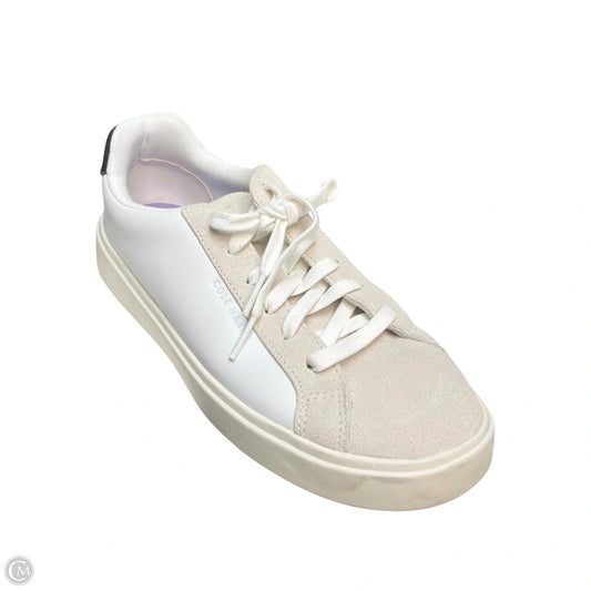 Shoes Flats By Cole-haan In Tan & White, Size: 8