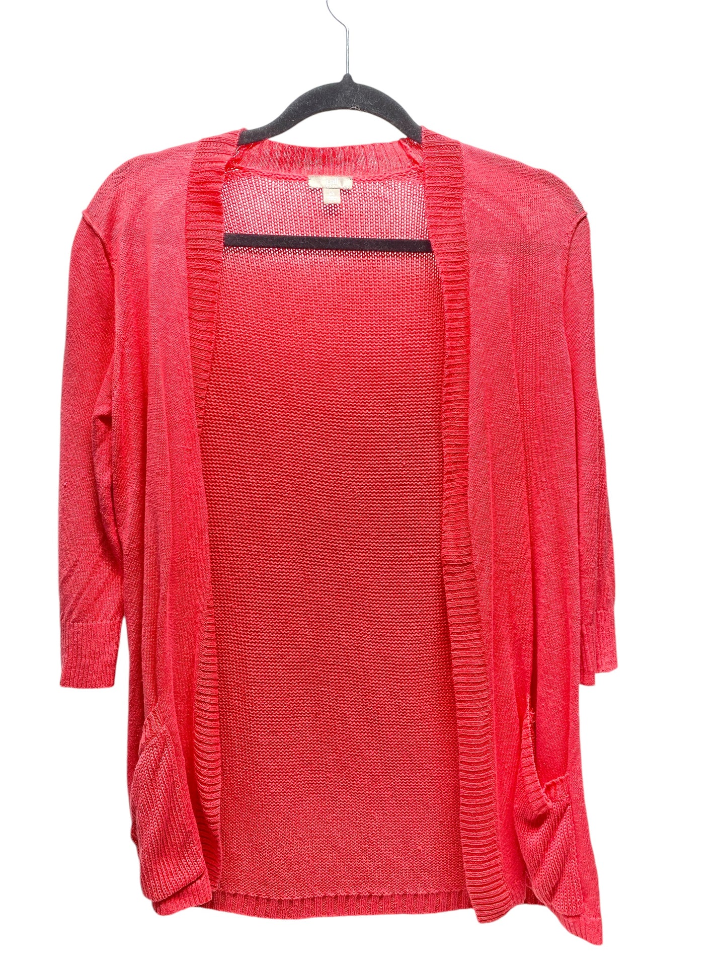 Sweater Cardigan By J. Jill In Pink, Size: Xs