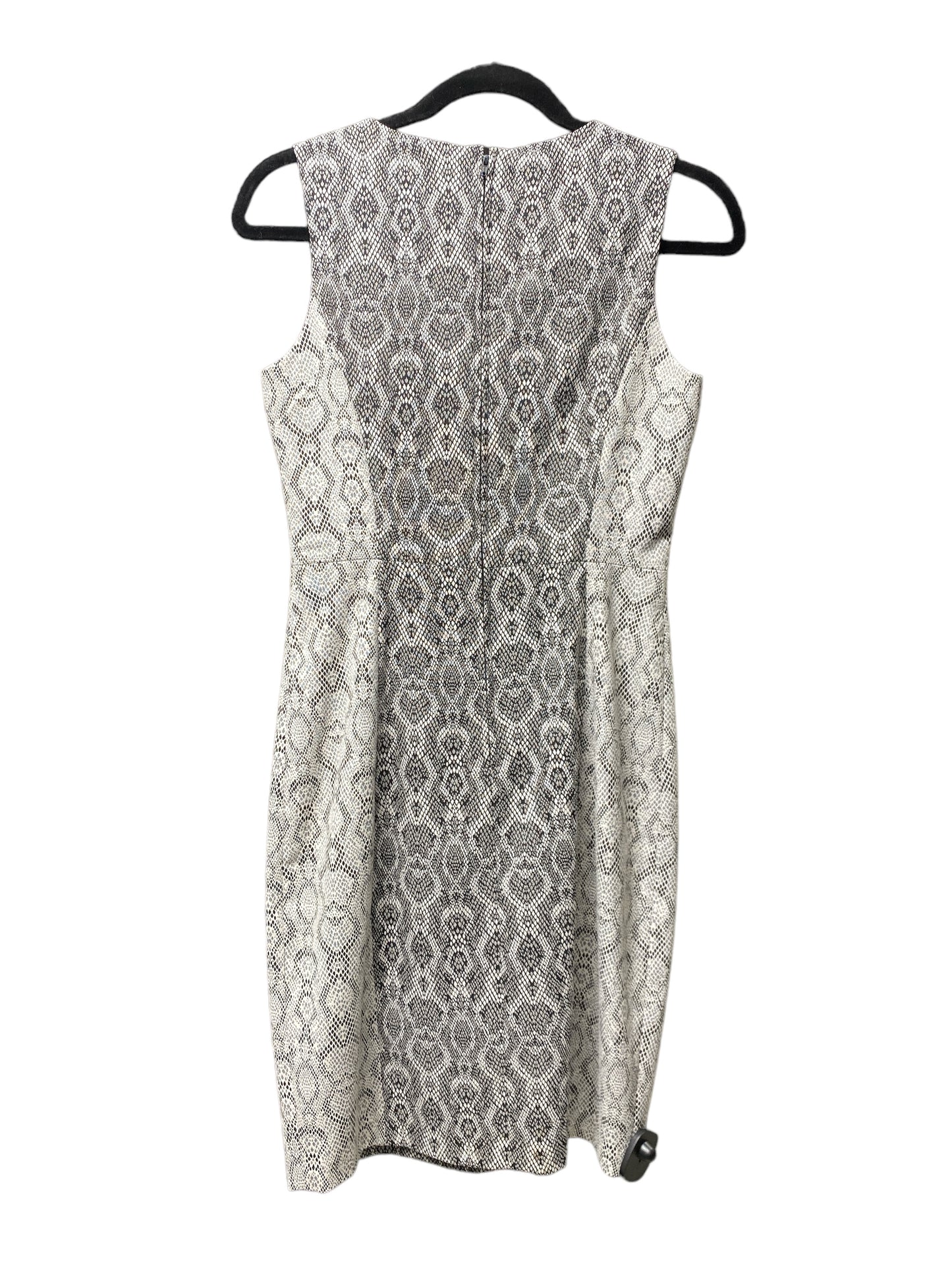 Snakeskin Print Dress Designer Badgley Mischka, Size 2