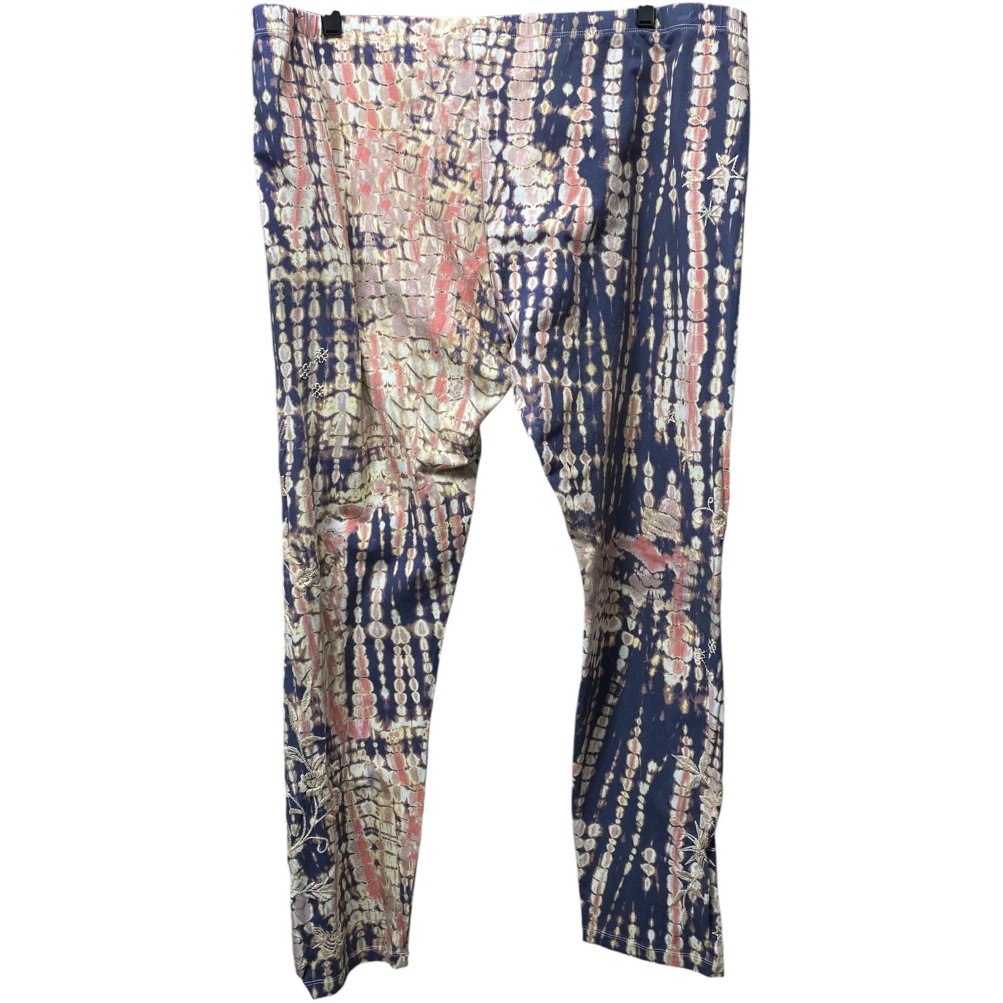 Pants Designer By Johnny Was In Multi-colored, Size: 2x