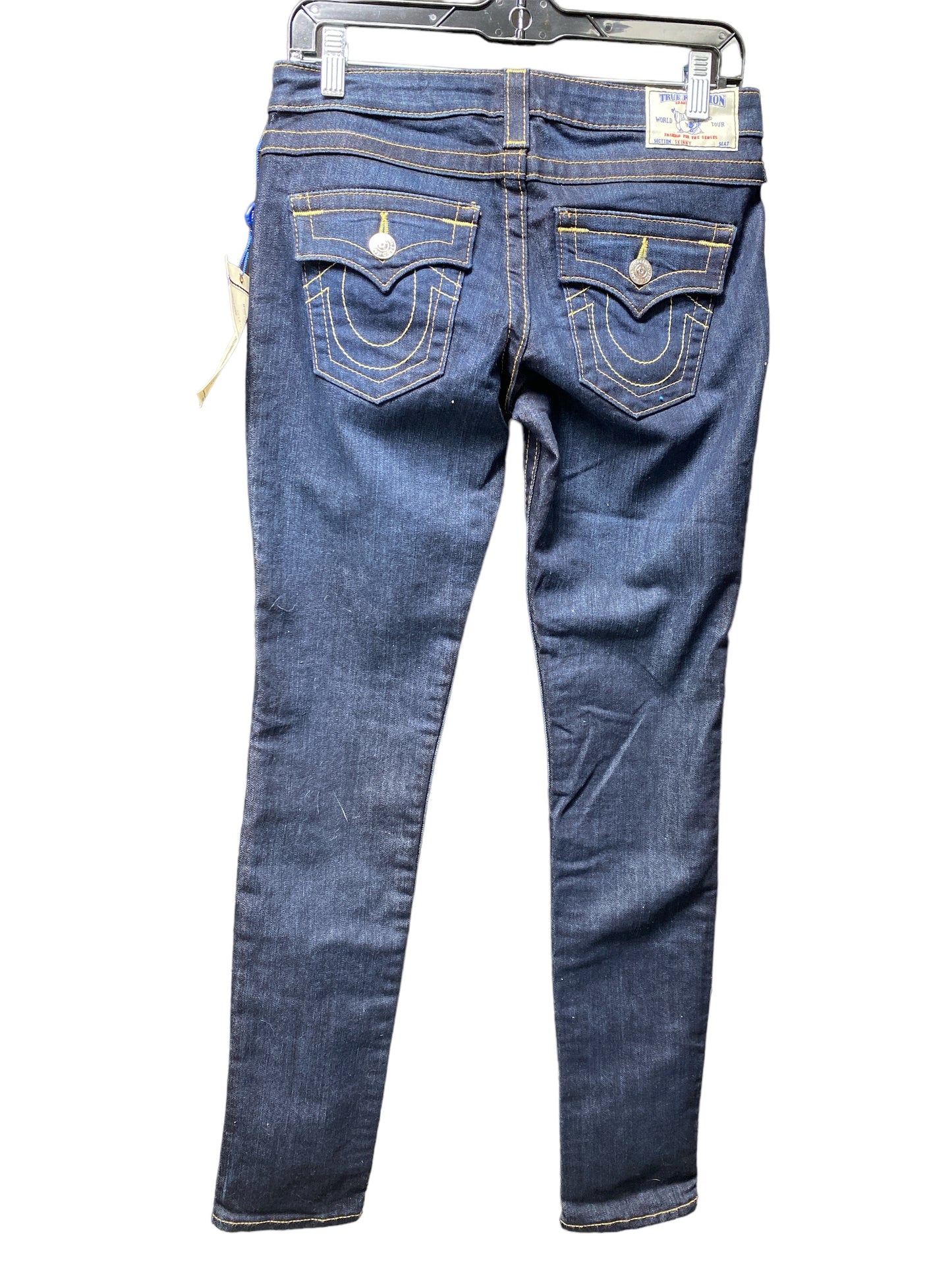 Blue Denim Jeans Designer True Religion, Size 6