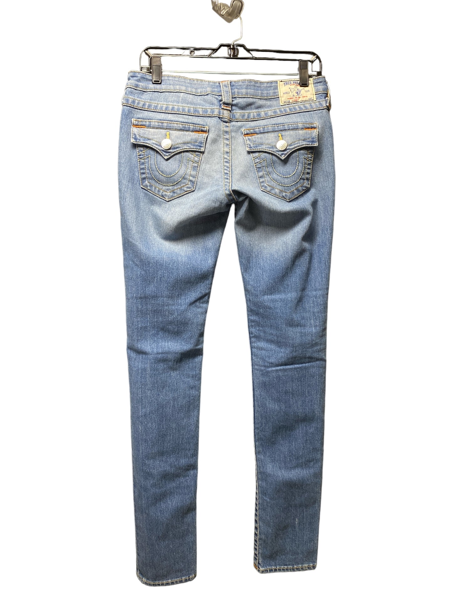 Blue Denim Jeans Designer True Religion, Size 6