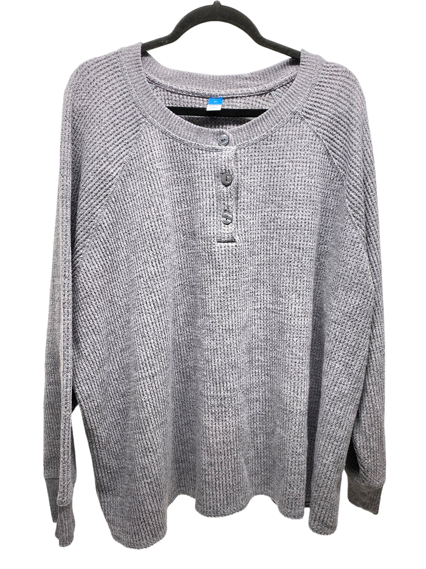 Sweater By Old Navy In Grey, Size: 4x