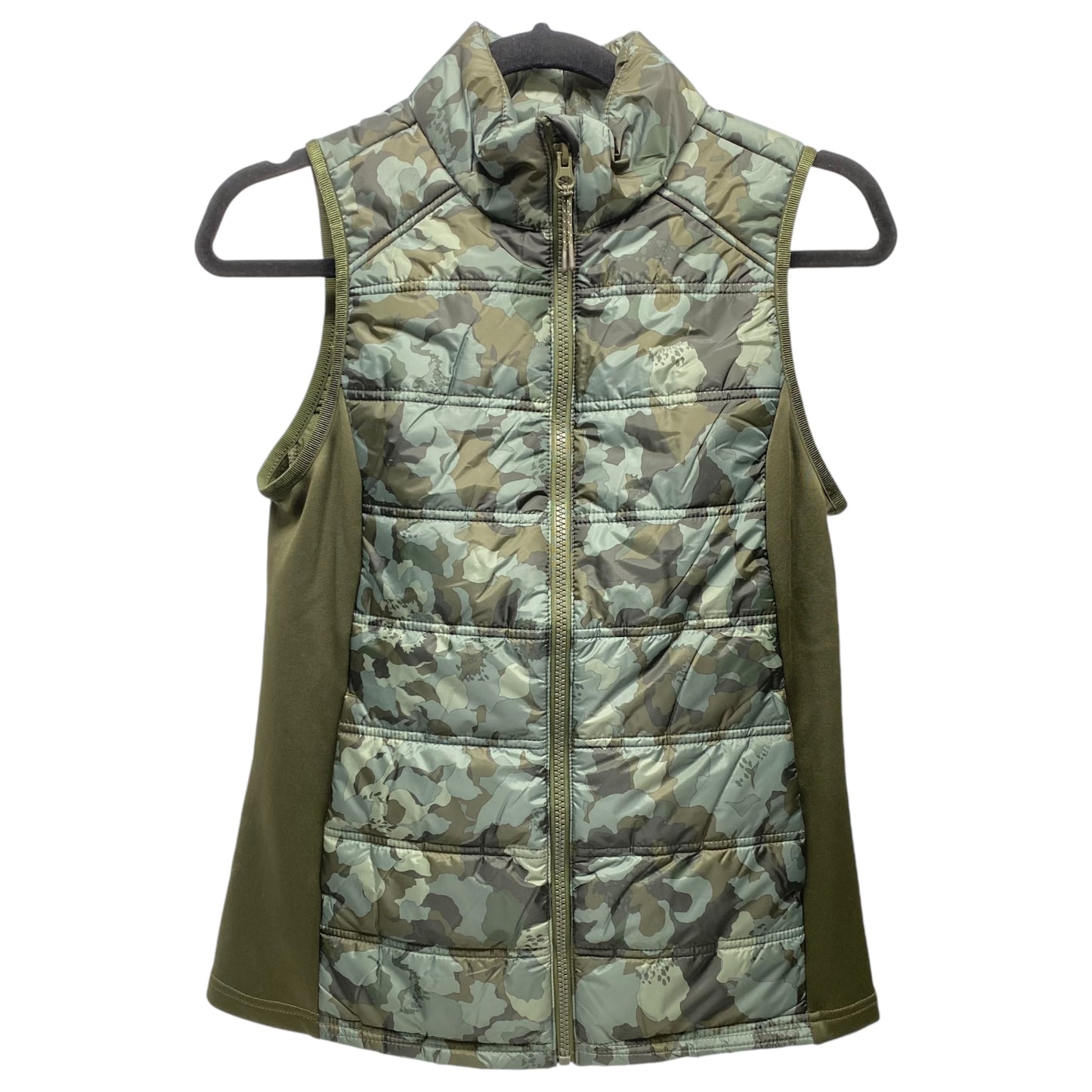 Vest Puffer & Quilted By Avia In Camouflage Print, Size: Xs