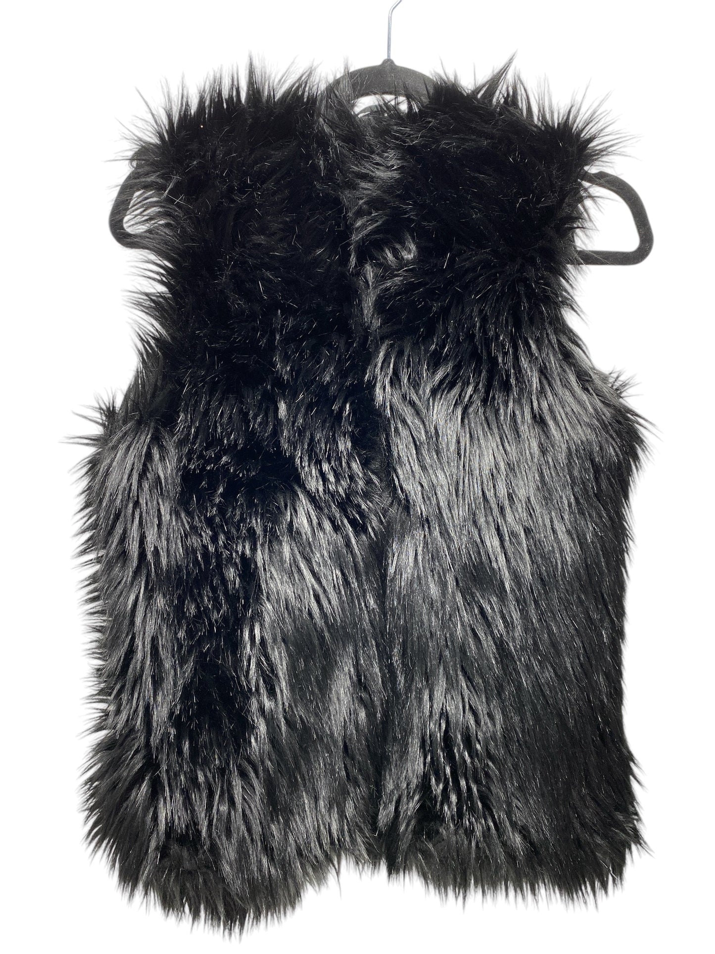 Vest Faux Fur & Sherpa By Abercrombie And Fitch In Black, Size: M