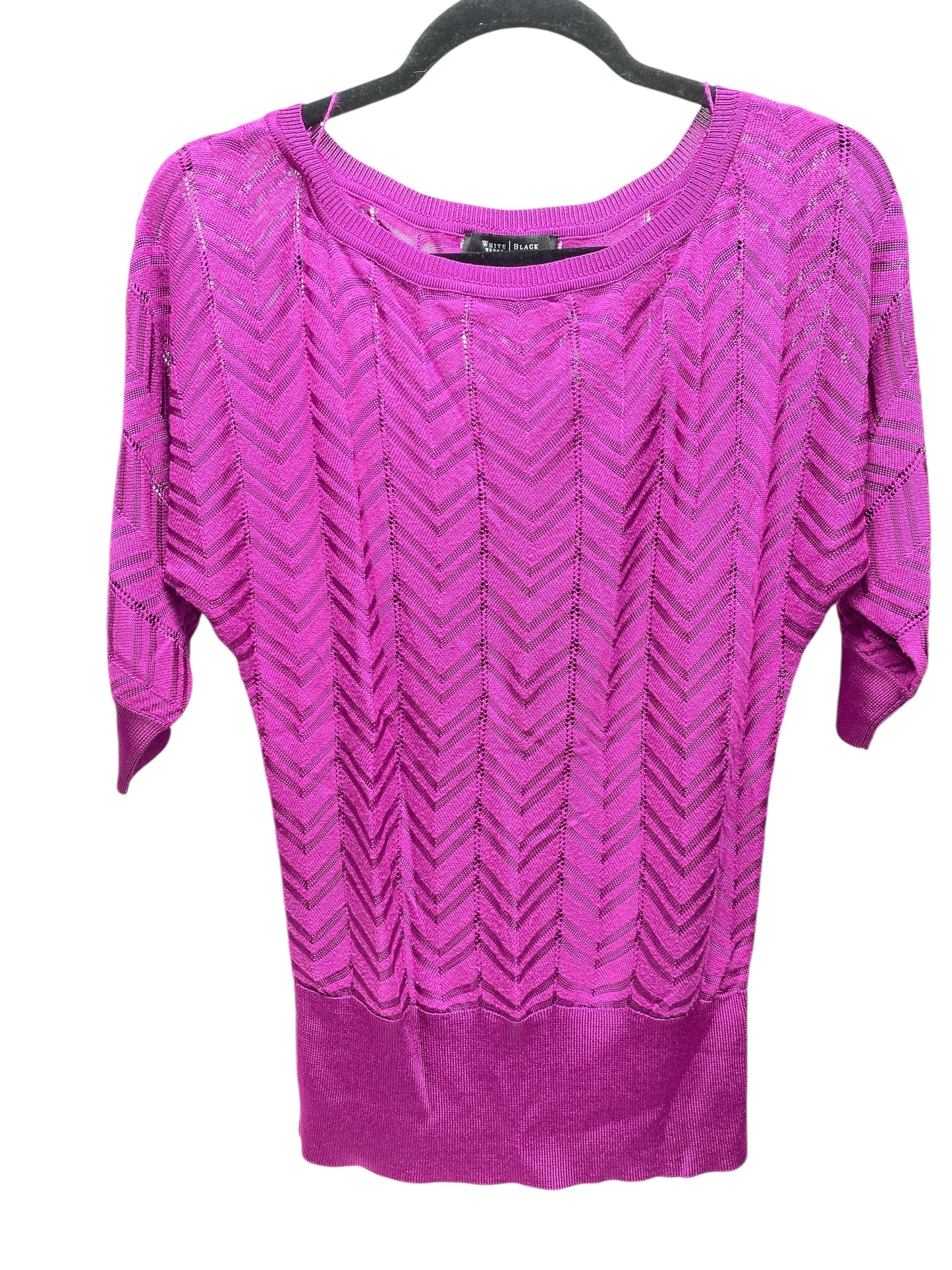 Top 3/4 Sleeve By White House Black Market In Purple, Size: Xs