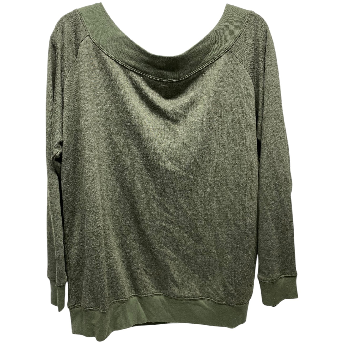 Sweatshirt Crewneck By Clothes Mentor In Green, Size: Xl