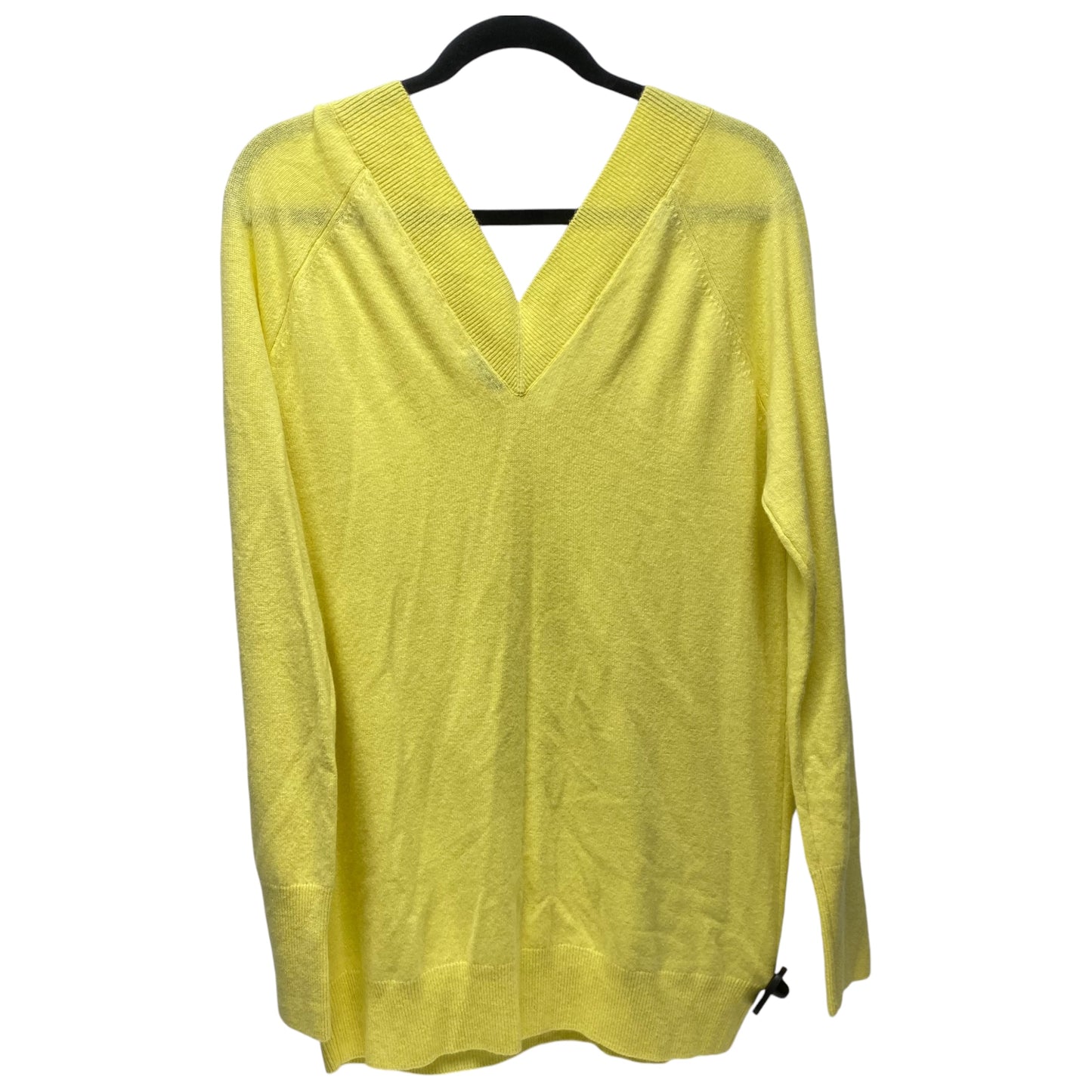 Sweater By Equipment In Yellow, Size: L