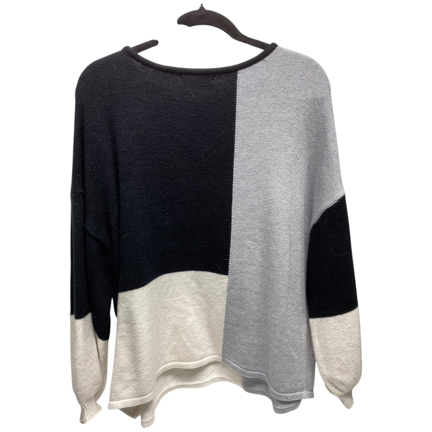 Sweater By Ecowish In Black & Grey, Size: Xl