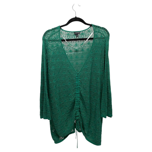 Sweater By Torrid In Green, Size: 4x