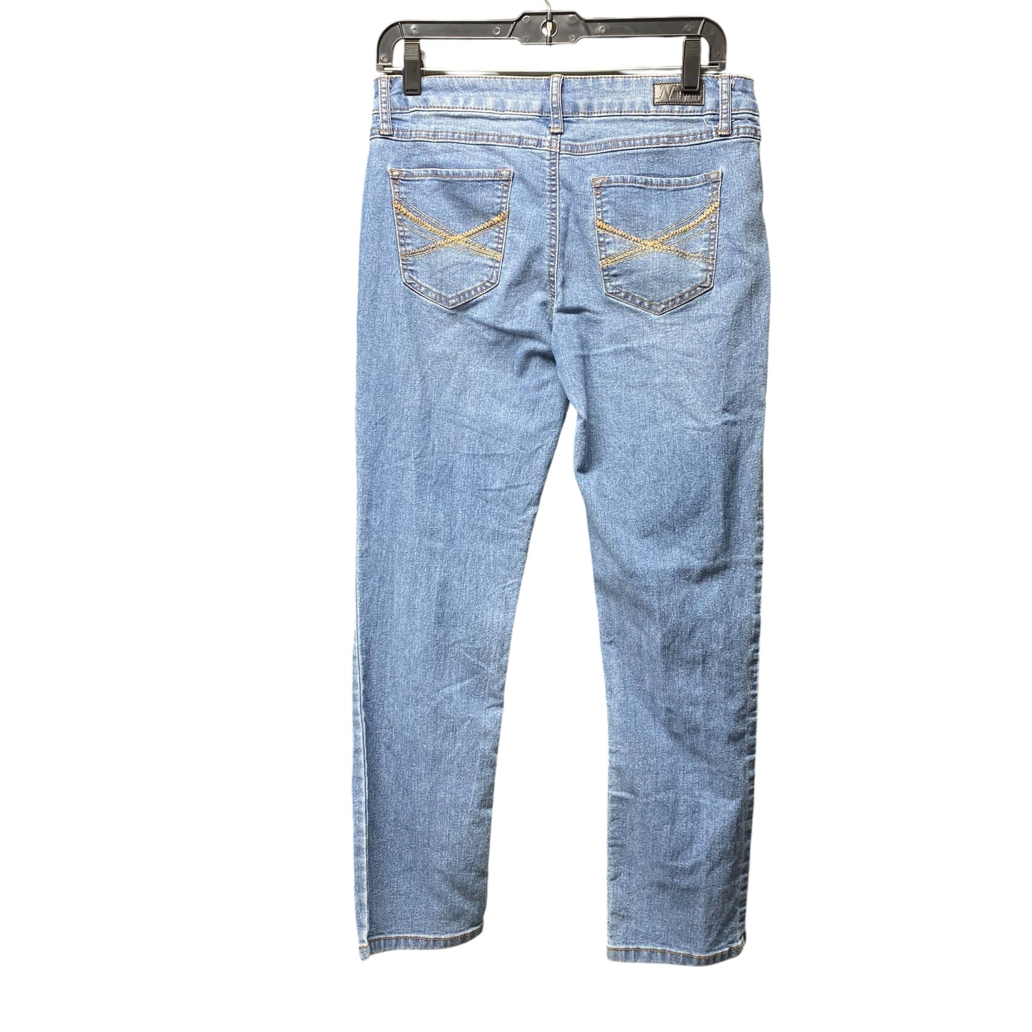 Jeans Straight By Natural Reflections In Blue Denim, Size: 6p