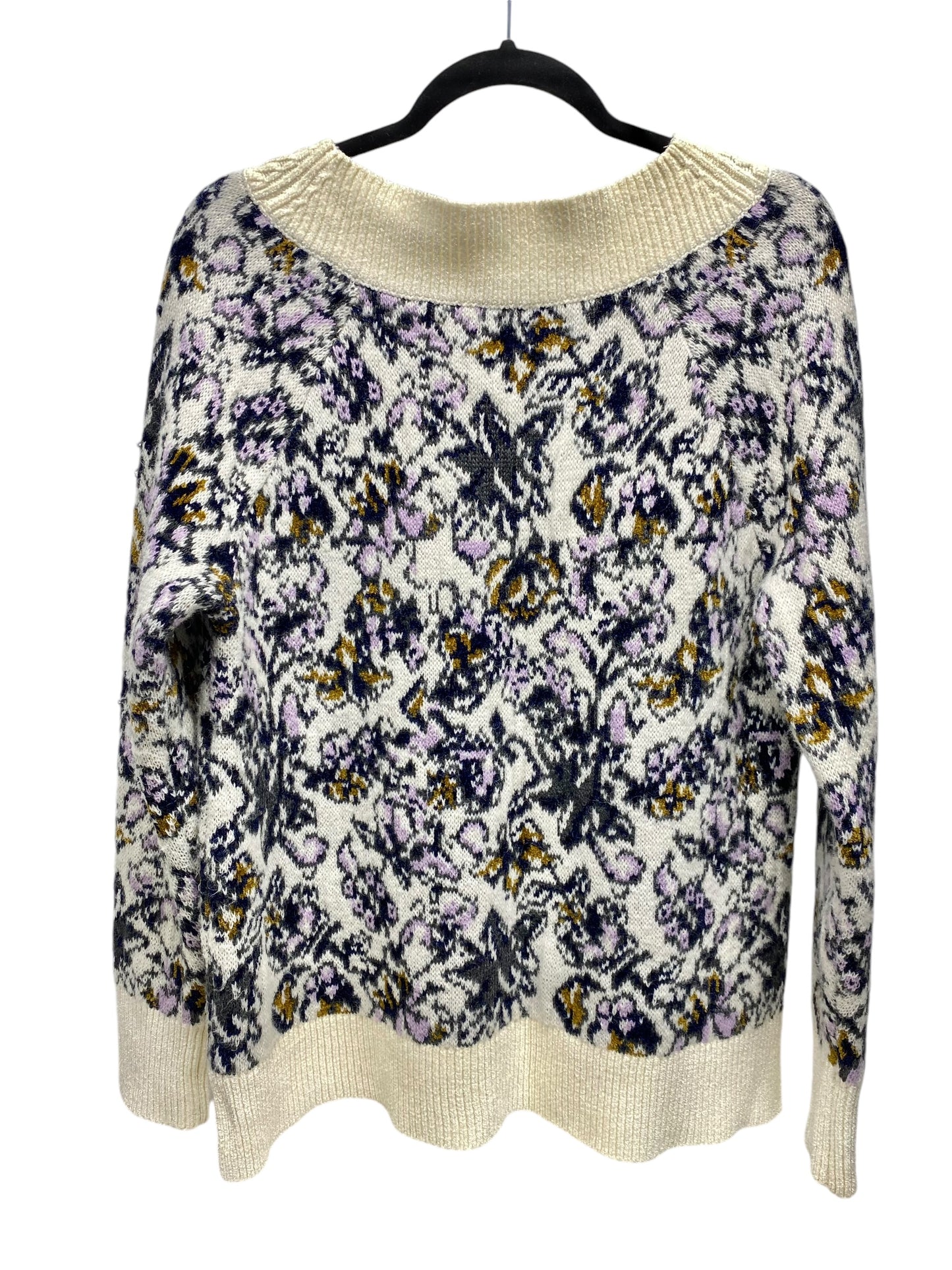 Sweater By Loft In Multi-colored, Size: L