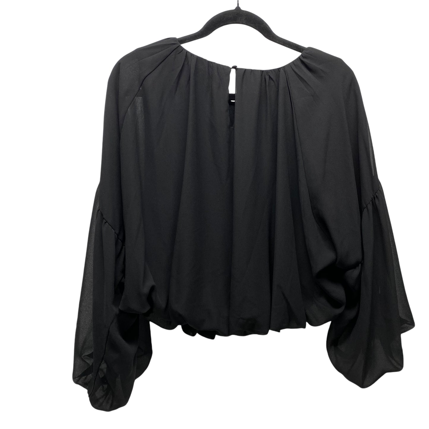 Blouse Long Sleeve By Gianni Bini In Black, Size: L