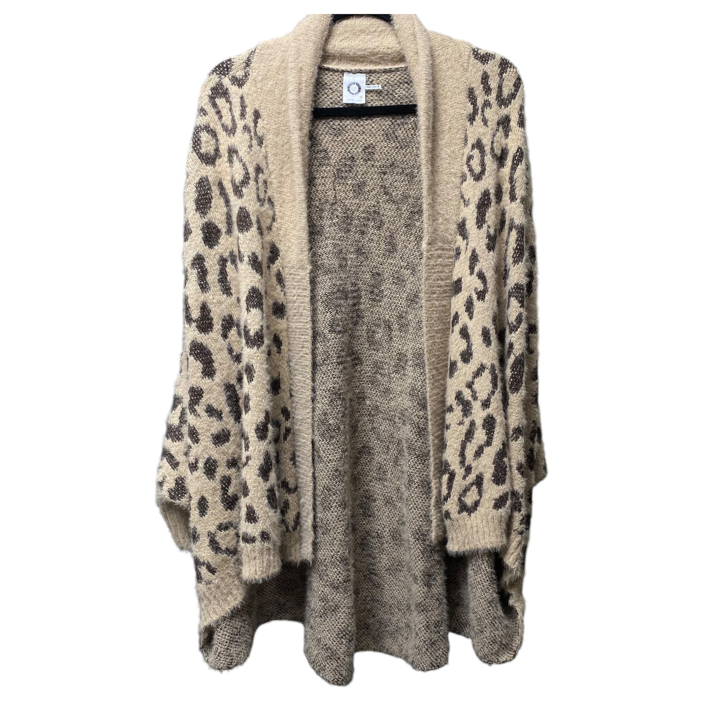 Sweater Cardigan By Akemi And Kin In Animal Print, Size: Osfm