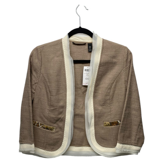 Blazer By Chicos In Beige, Size: Xs