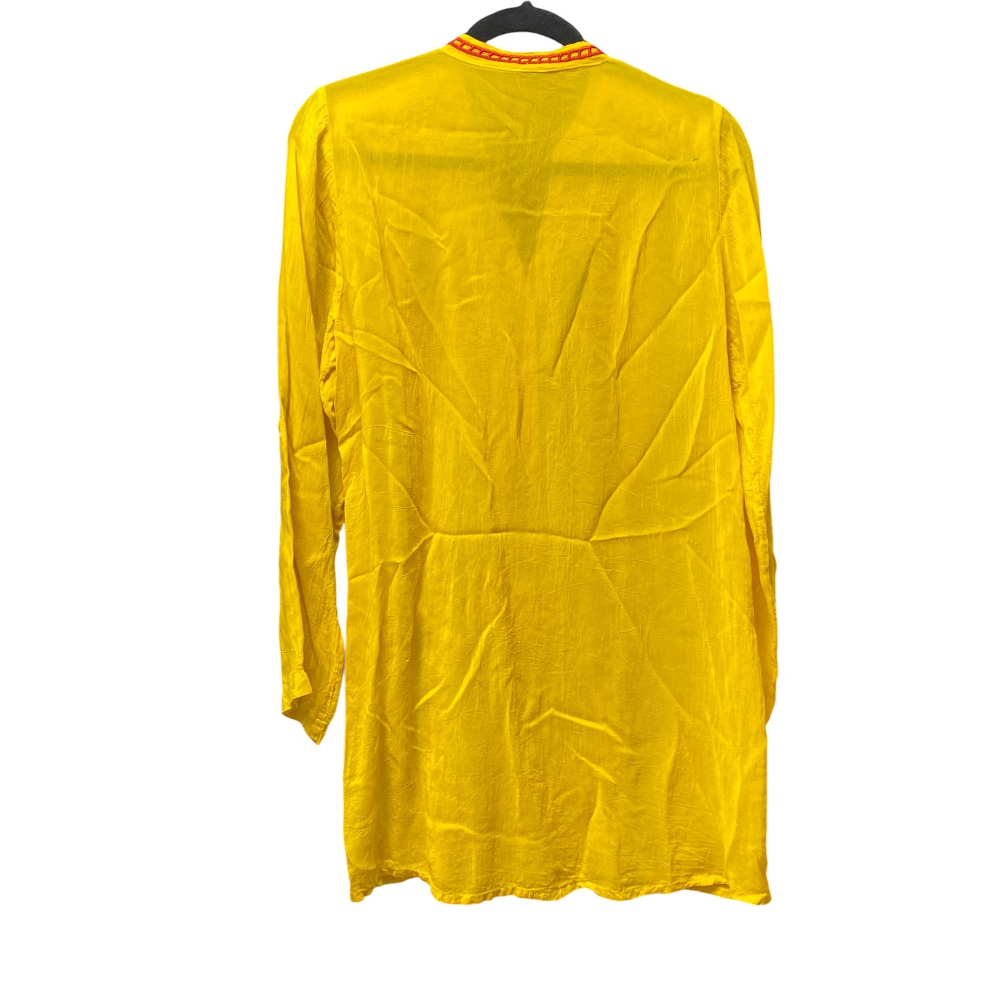 Top Long Sleeve Designer By Johnny Was In Yellow, Size: S