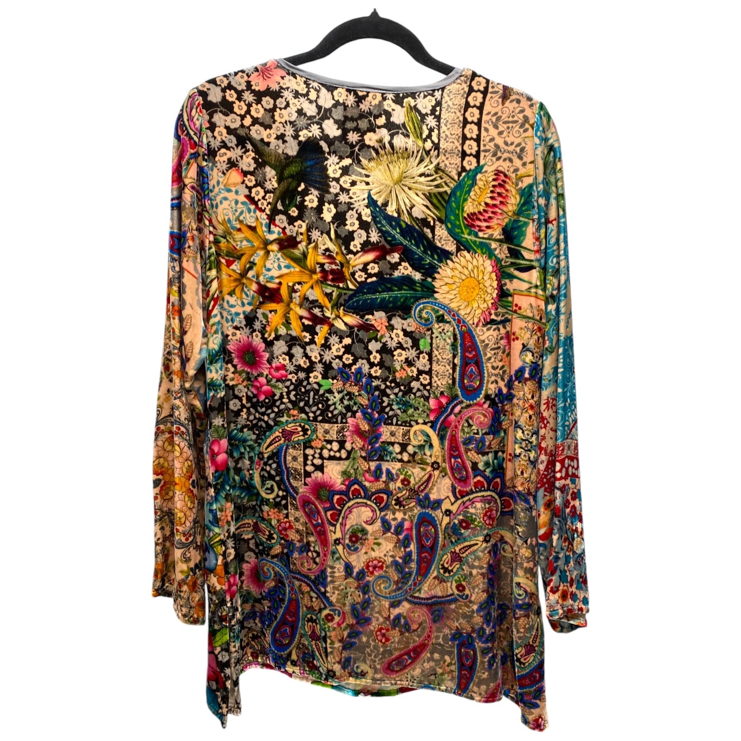 Top Long Sleeve Designer By Johnny Was In Multi-colored, Size: M