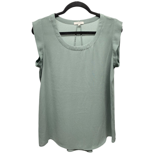 Top Short Sleeve By Pleione In Green, Size: S