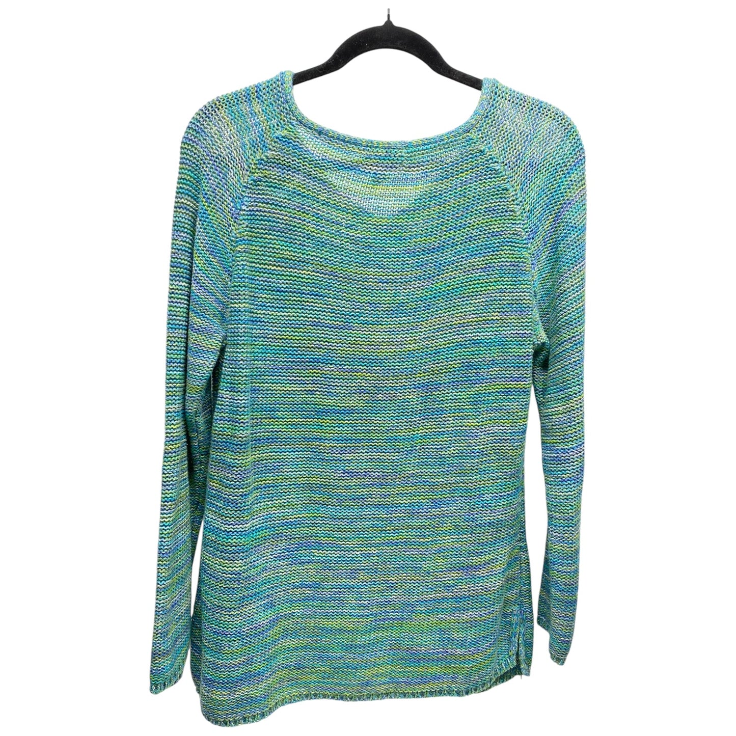 Sweater By Clothes Mentor In Blue & Green, Size: L