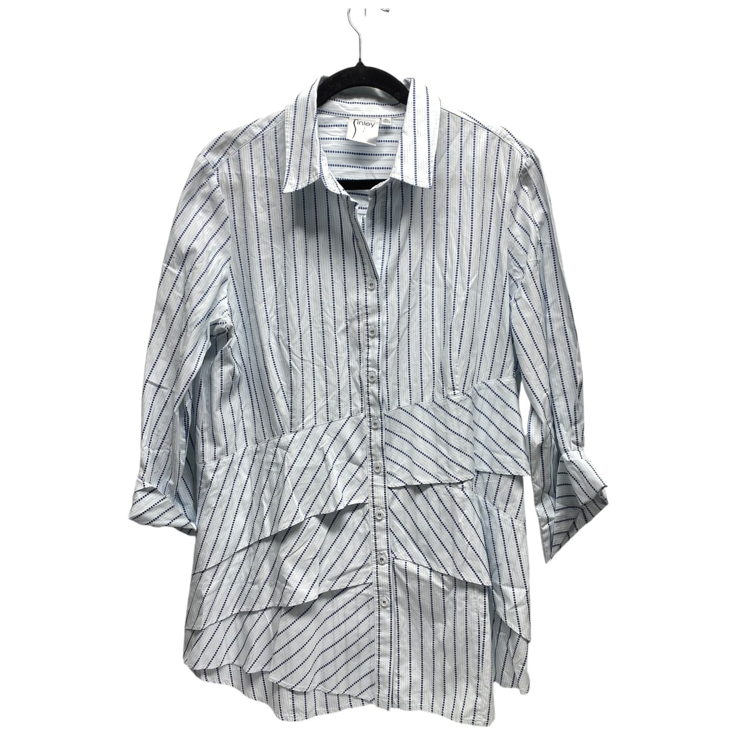 Top Long Sleeve By Clothes Mentor In Striped Pattern, Size: Xl