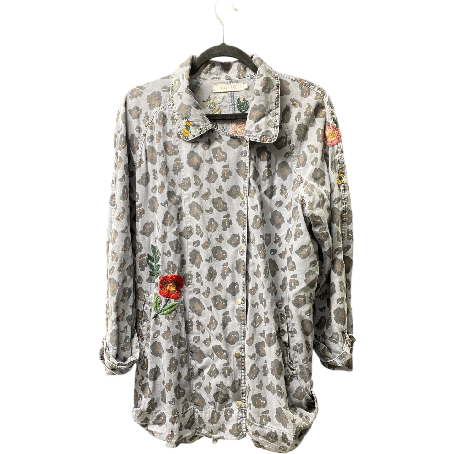 Jacket Other By Clothes Mentor In Animal Print, Size: L